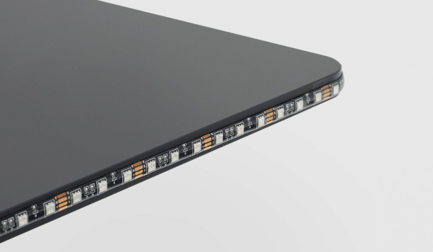 Third-party light RGB LED Light strips that require adhesive tape to for mounting